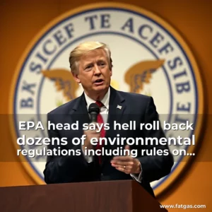 Read more about the article EPA head says hell roll back dozens of environmental regulations  including rules on climate change