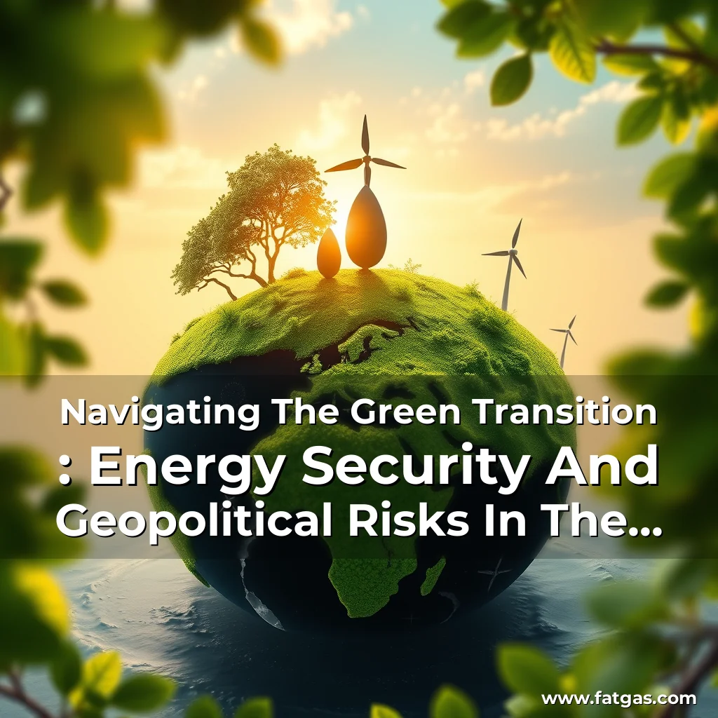 Read more about the article Navigating The Green Transition : Energy Security And Geopolitical Risks In The Post-Pandemic World!