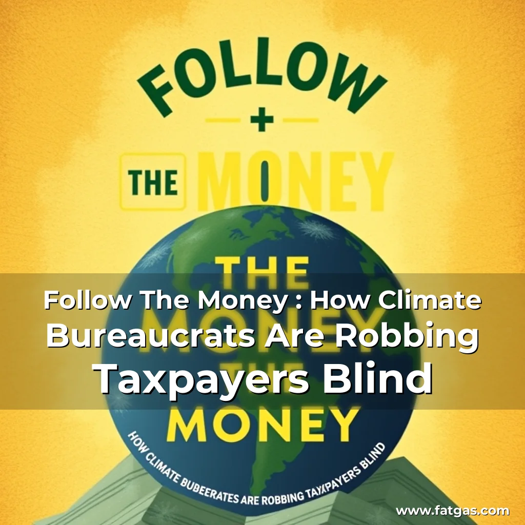 Read more about the article Follow The Money : How Climate Bureaucrats Are Robbing Taxpayers Blind