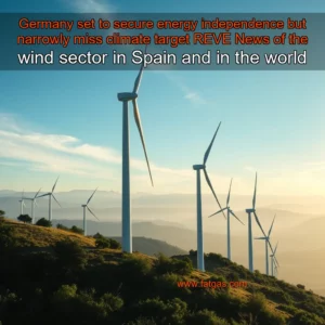 Read more about the article Germany set to secure energy independence  but narrowly miss climate target  REVE News of the wind sector in Spain and in the world