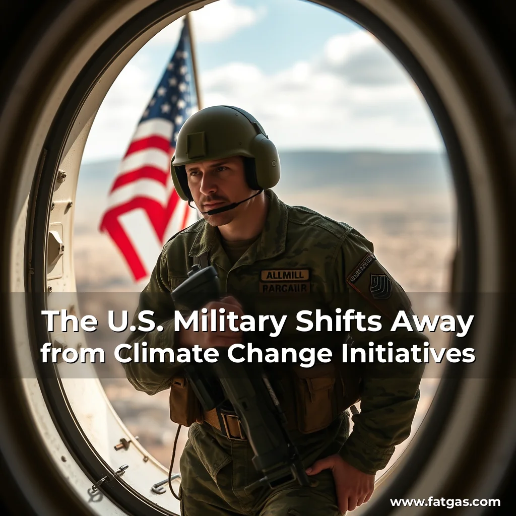 Read more about the article The U.S. Military Shifts Away from Climate Change Initiatives