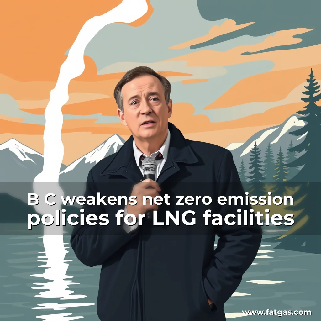 You are currently viewing B  C  weakens net  zero emission policies for LNG facilities