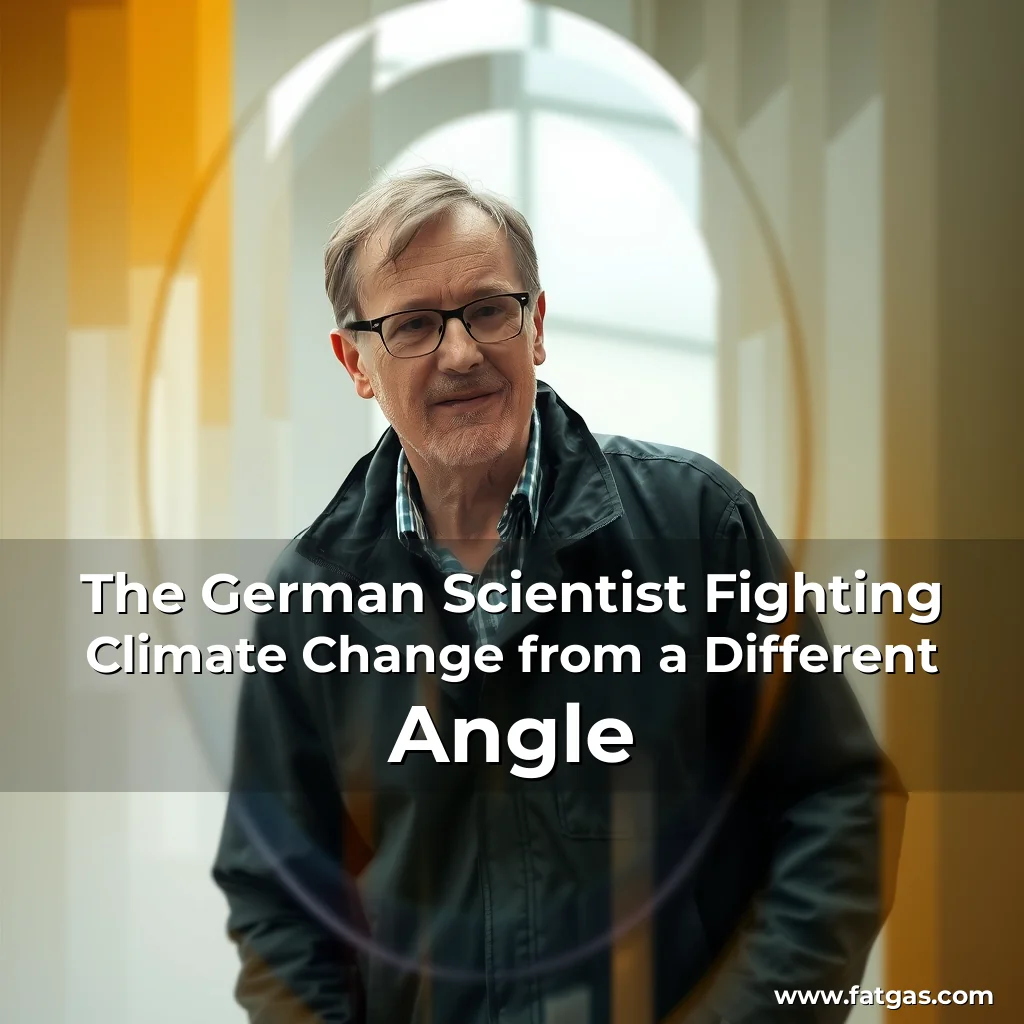 Read more about the article The German Scientist Fighting Climate Change from a Different Angle