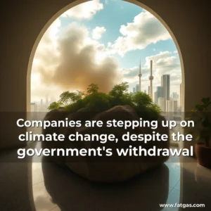 Read more about the article Companies are stepping up on climate change, despite the government’s withdrawal