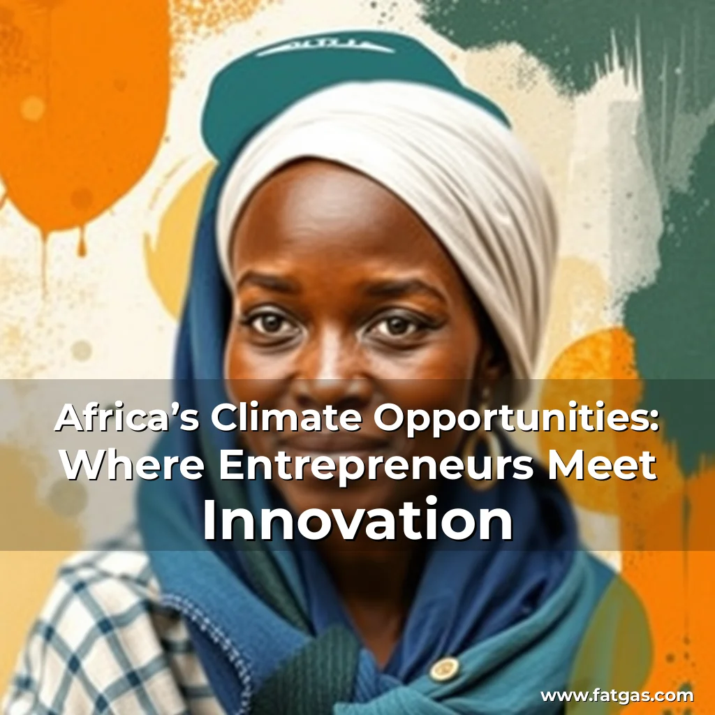 Read more about the article Africa’s Climate Opportunities: Where Entrepreneurs Meet Innovation