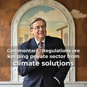 Read more about the article Commentary : Regulations are keeping private sector from climate solutions