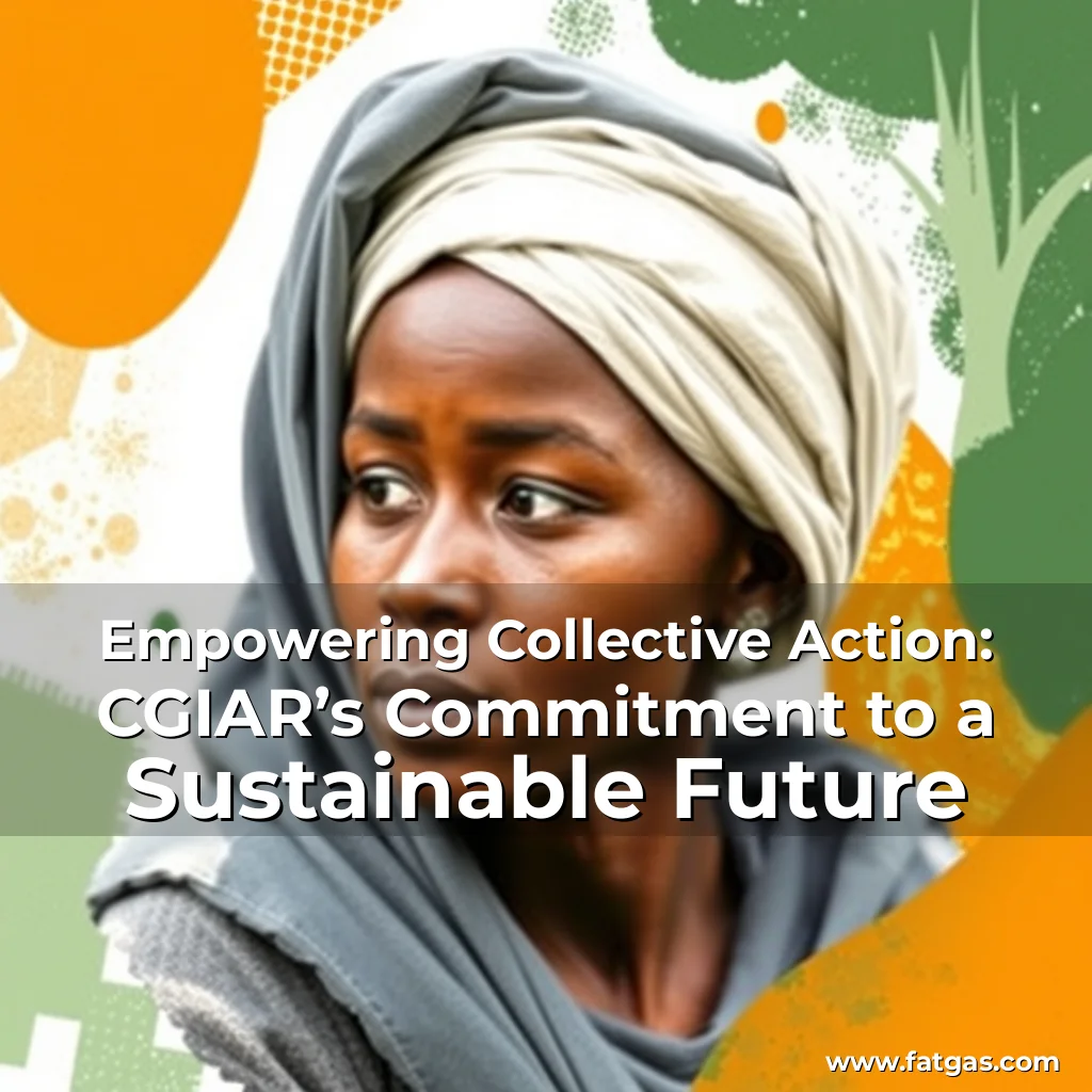 Read more about the article Empowering Collective Action: CGIAR’s Commitment to a Sustainable Future
