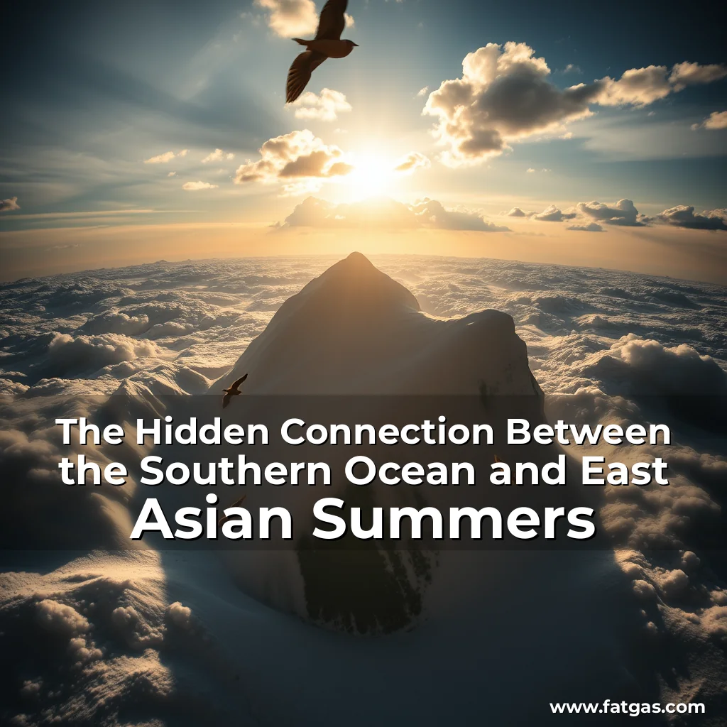 Read more about the article The Hidden Connection Between the Southern Ocean and East Asian Summers