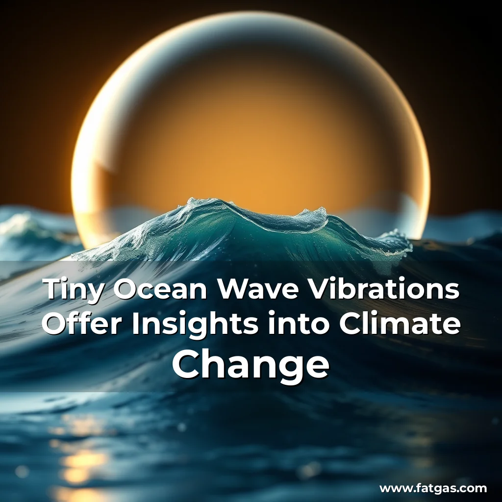 Read more about the article Tiny Ocean Wave Vibrations Offer Insights into Climate Change