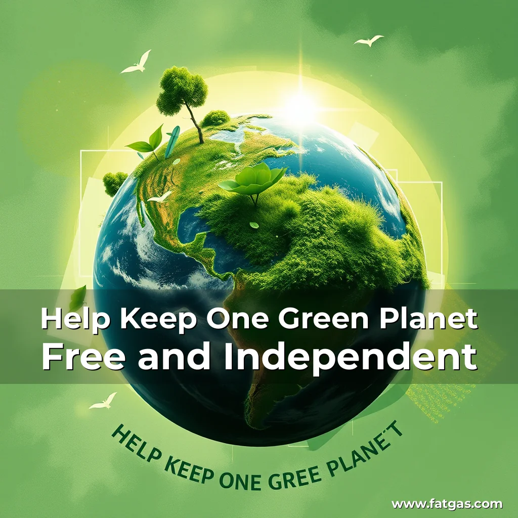 Read more about the article Help Keep One Green Planet Free and Independent