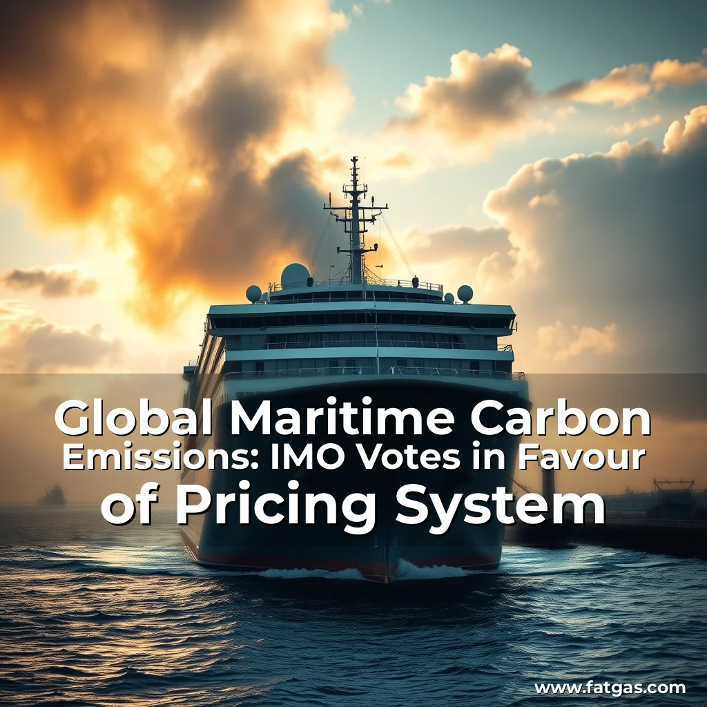Read more about the article Global Maritime Carbon Emissions: IMO Votes in Favour of Pricing System