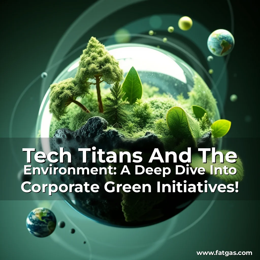 Read more about the article Tech Titans And The Environment: A Deep Dive Into Corporate Green Initiatives!