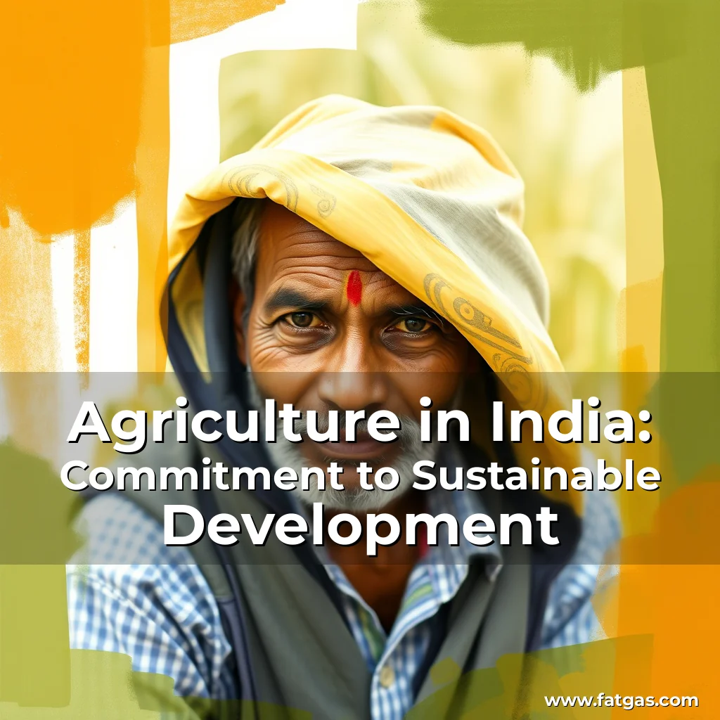 Read more about the article Agriculture in India: Commitment to Sustainable Development
