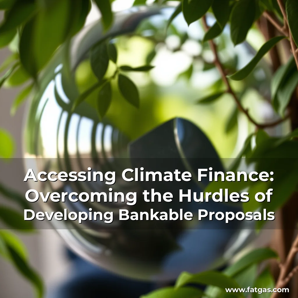 You are currently viewing Accessing Climate Finance: Overcoming the Hurdles of Developing Bankable Proposals