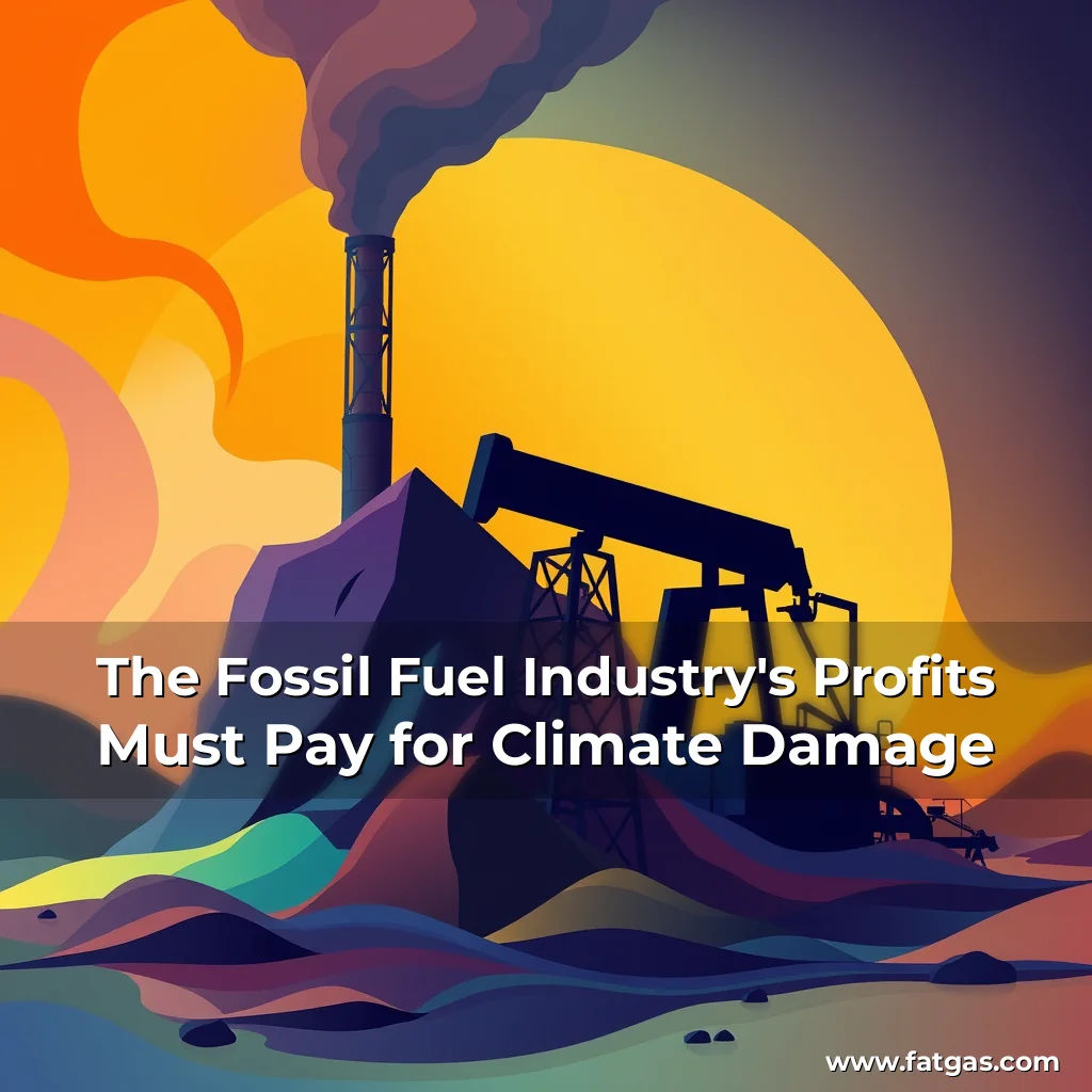 Read more about the article The Fossil Fuel Industry’s Profits Must Pay for Climate Damage