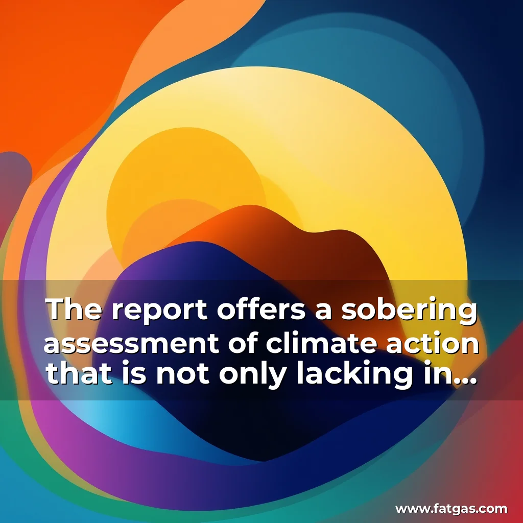Read more about the article The report offers a sobering assessment of climate action that is not only lacking in urgency, but in fairness.