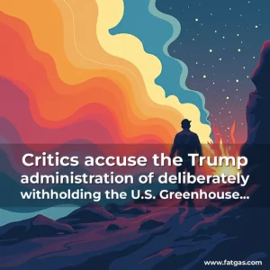 Read more about the article Critics accuse the Trump administration of deliberately withholding the U.S. Greenhouse Gas Inventory Report in 2023.