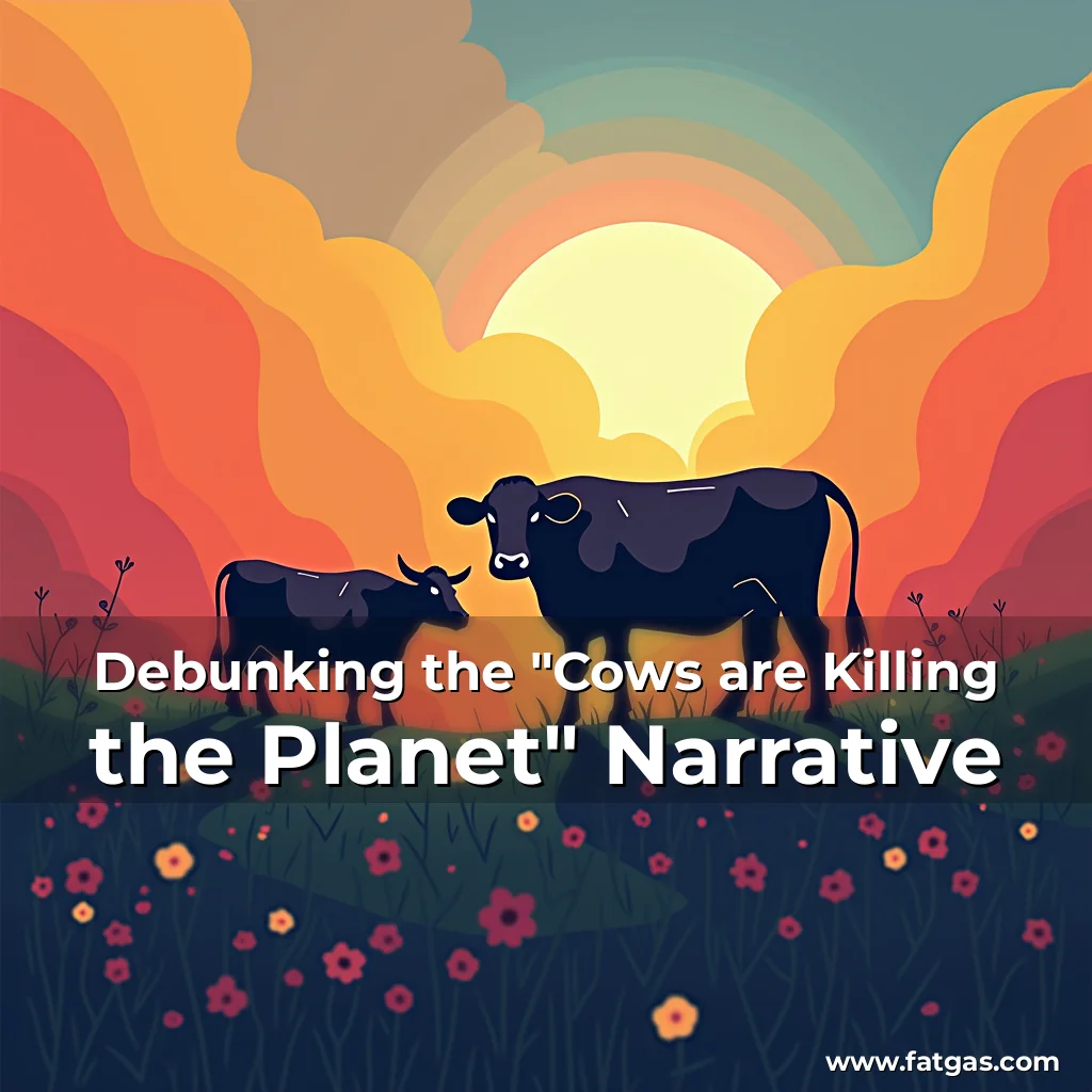 Read more about the article Debunking the “Cows are Killing the Planet” Narrative