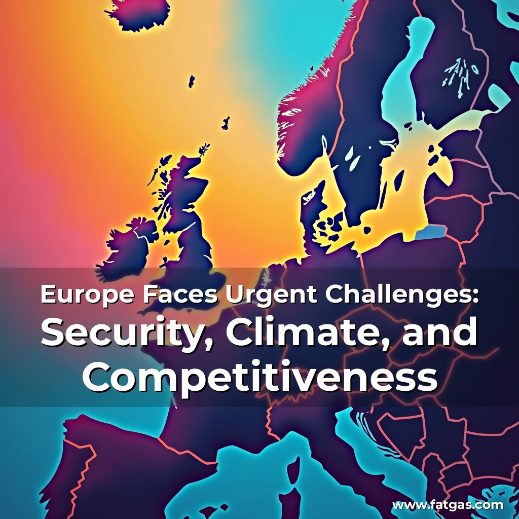 Read more about the article Europe Faces Urgent Challenges: Security, Climate, and Competitiveness