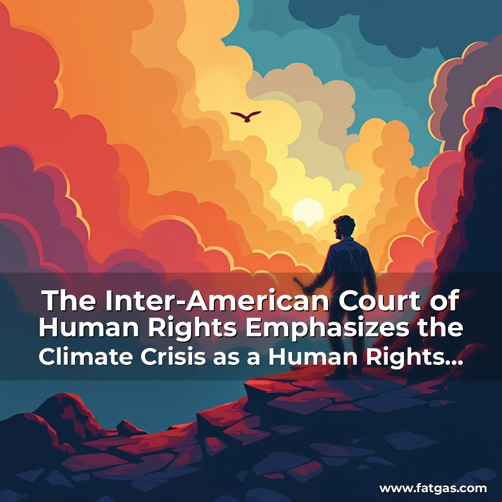 Read more about the article The Inter-American Court of Human Rights Emphasizes the Climate Crisis as a Human Rights Obligation