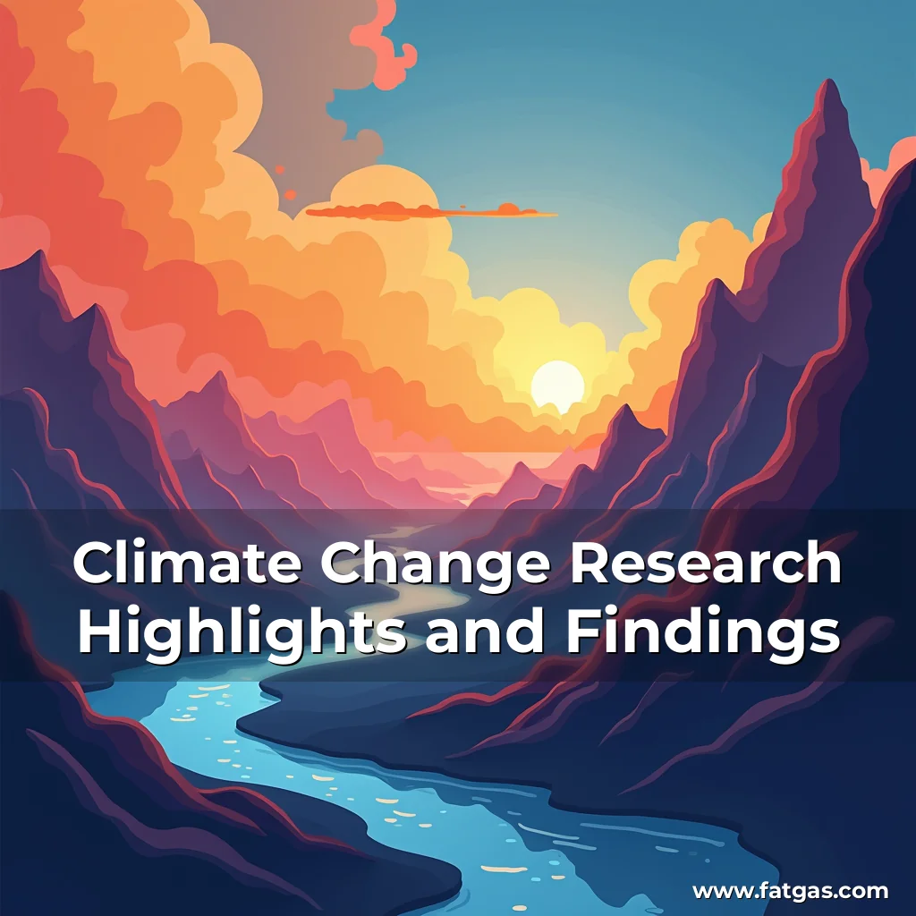 Read more about the article Climate Change Research Highlights and Findings