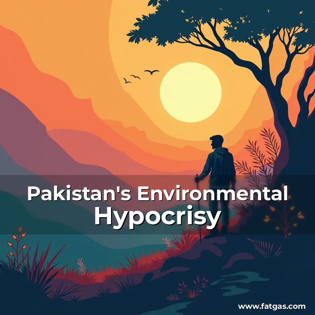 Read more about the article Pakistan’s Environmental Hypocrisy