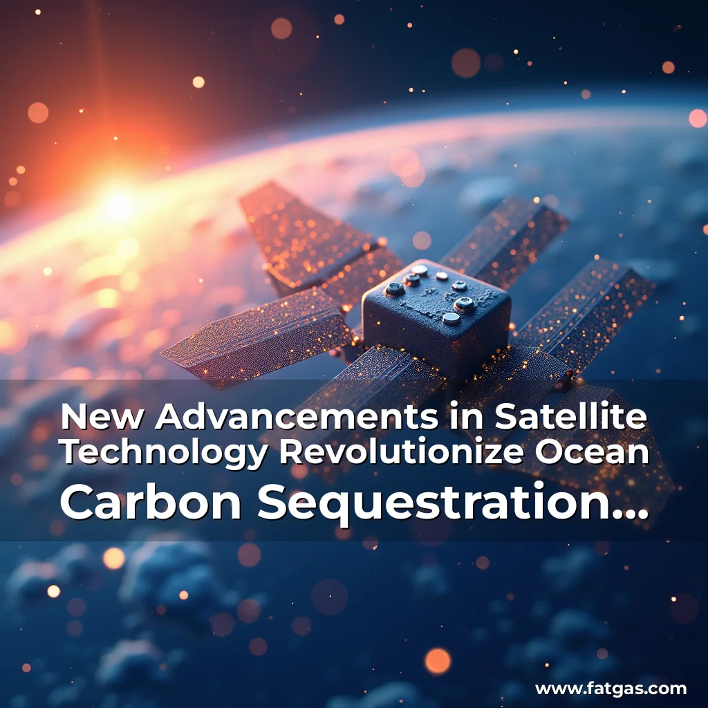 Read more about the article New Advancements in Satellite Technology Revolutionize Ocean Carbon Sequestration Understanding