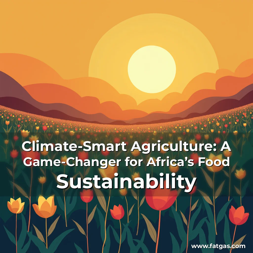 Read more about the article Climate-Smart Agriculture: A Game-Changer for Africa’s Food Sustainability