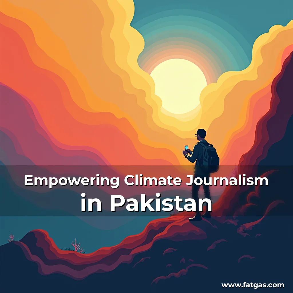 Read more about the article Empowering Climate Journalism in Pakistan