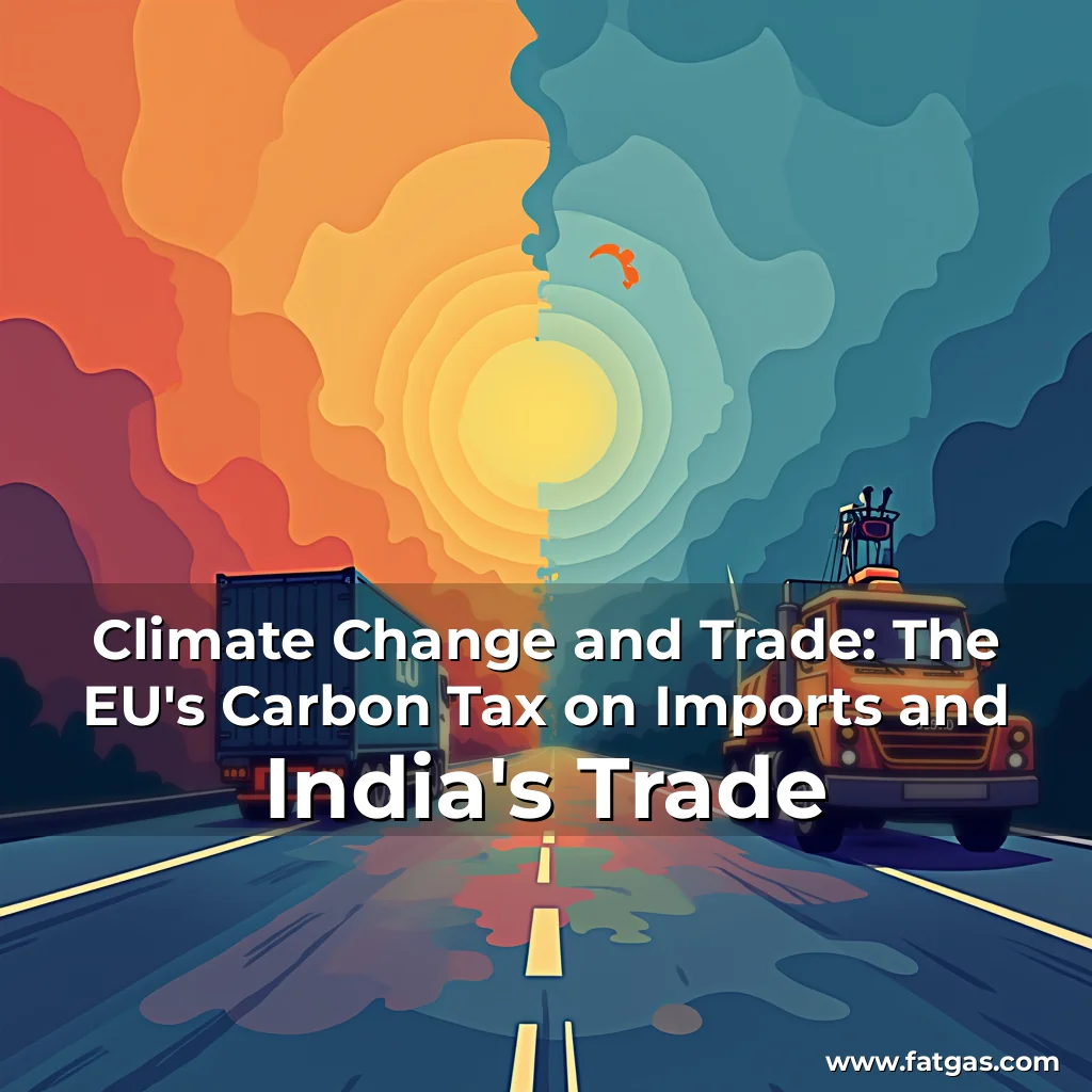 Read more about the article Climate Change and Trade: The EU’s Carbon Tax on Imports and India’s Trade