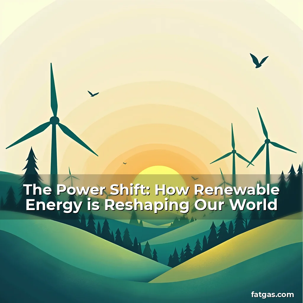 Read more about the article The Power Shift: How Renewable Energy is Reshaping Our World