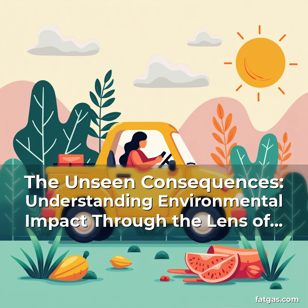Read more about the article The Unseen Consequences: Understanding Environmental Impact Through the Lens of Modern Consumption