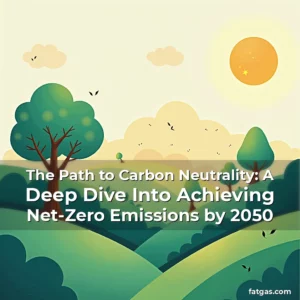 Read more about the article The Path to Carbon Neutrality: A Deep Dive Into Achieving Net-Zero Emissions by 2050